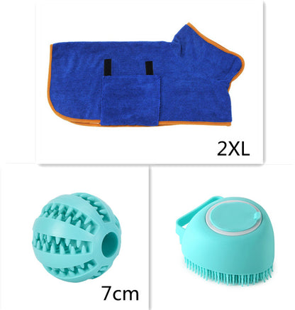 Silicone Dog Bath Massage Gloves Shampoo Brush Grooming Tool