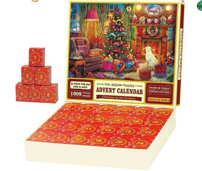 24-Box Christmas Advent Calendar Puzzle | Holiday Countdown Fun