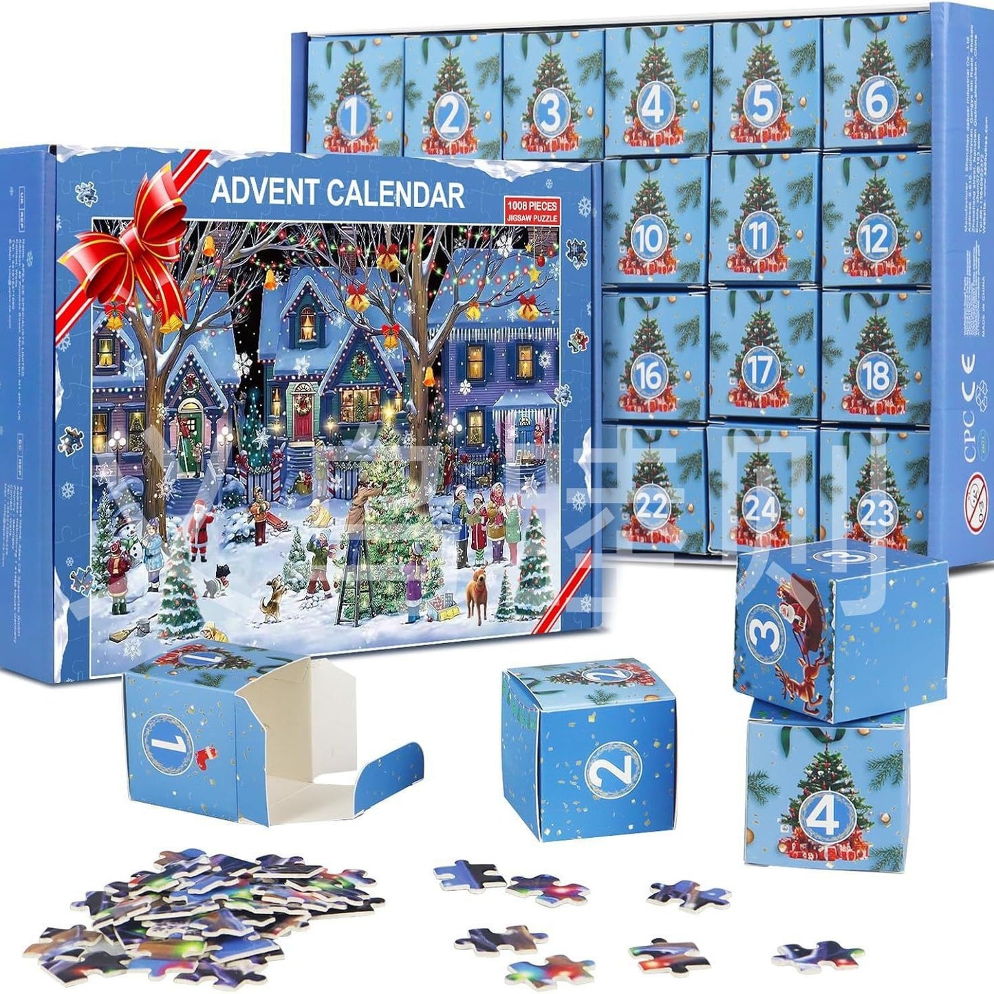 24-Box Christmas Advent Calendar Puzzle | Holiday Countdown Fun