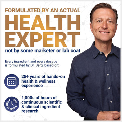 Dr. Berg (Only 2 per Day) Turmeric Supplement with Black Pepper (Bioperine) - 1350 Mg Turmeric Curcumin Supplement with 95% Curcuminoids – Turmeric Curcumin with Black Pepper – 60 Turmeric Capsules