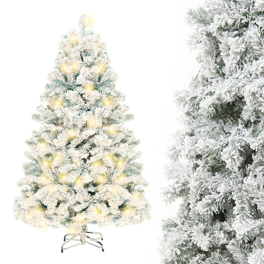 Snow PVC Artificial Christmas Tree for Home & Store Window Decor