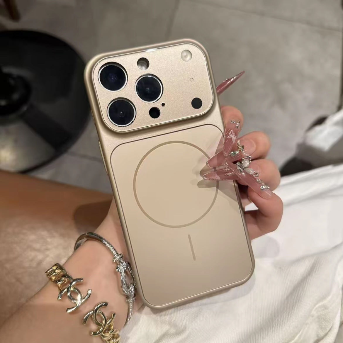 MagSafe Magnetic Phone Case Frosted Glass Armor for iPhone Pro Max