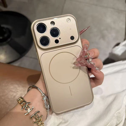 MagSafe Magnetic Phone Case Frosted Glass Armor for iPhone Pro Max