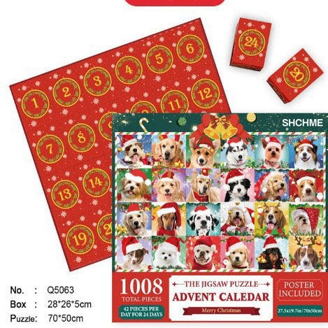 24-Box Christmas Advent Calendar Puzzle | Holiday Countdown Fun
