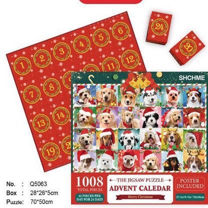 24-Box Christmas Advent Calendar Puzzle | Holiday Countdown Fun
