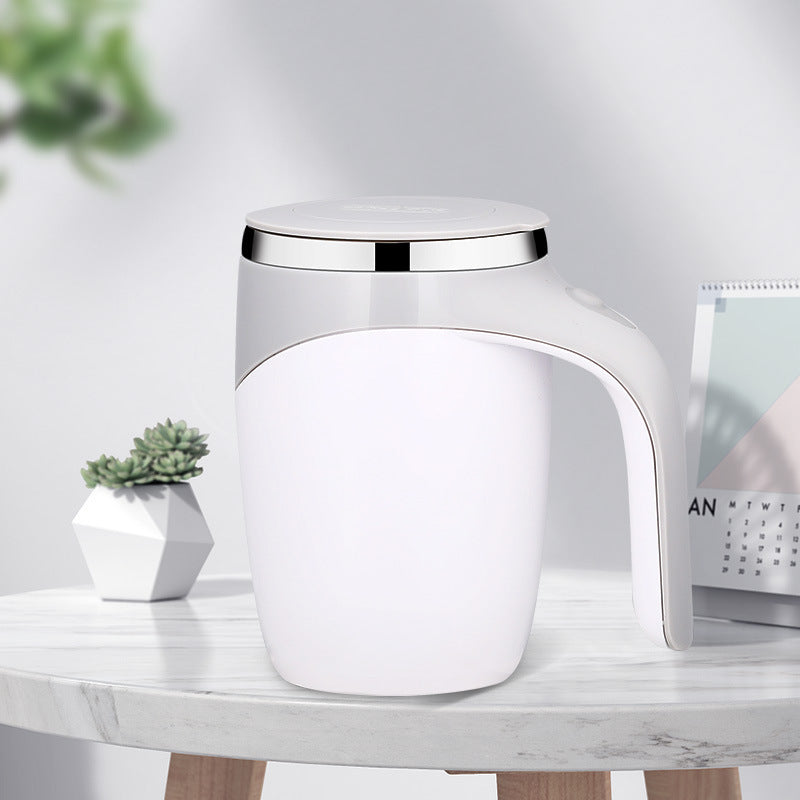 Rechargeable Automatic Stirring Coffee Cup – Magnetic Milkshake Mixer