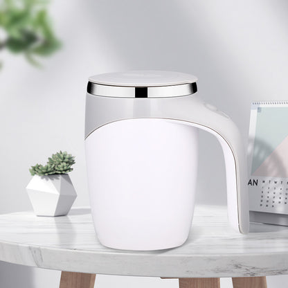 Rechargeable Automatic Stirring Coffee Cup – Magnetic Milkshake Mixer