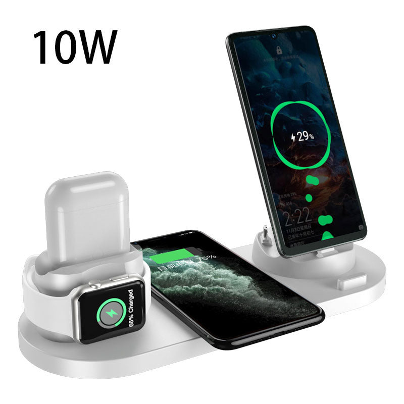 6-in-1 Wireless Charging Station – Fast Charger Dock for iPhone