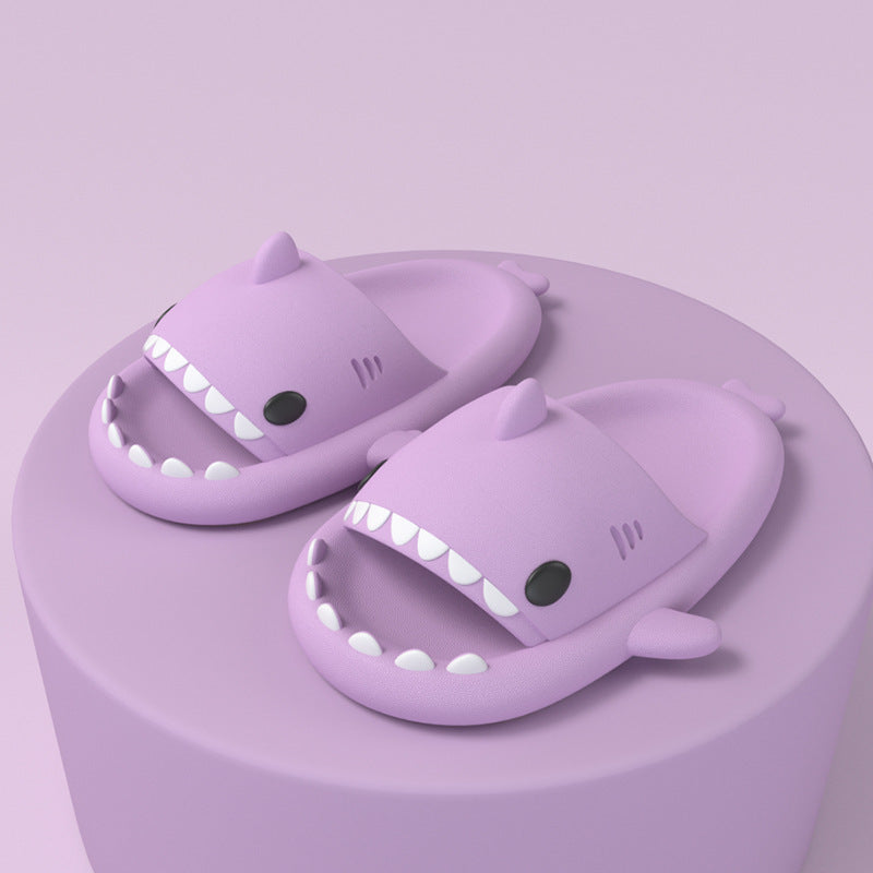 Adult’s Funny Shark Cartoon Slippers – Indoor & Outdoor