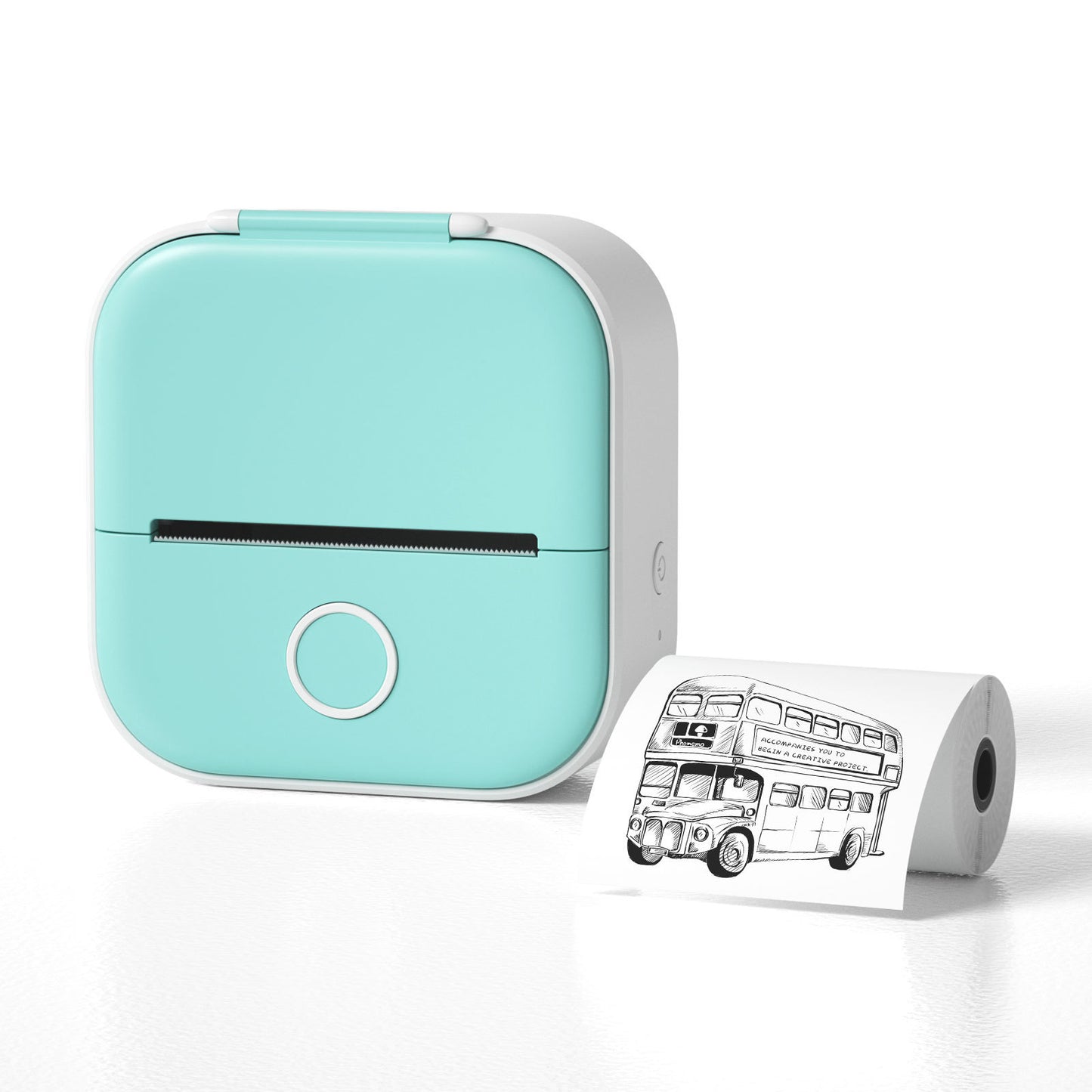 Portable Mini Thermal Label Printer Bluetooth-Compatible Inkless Photo Printer