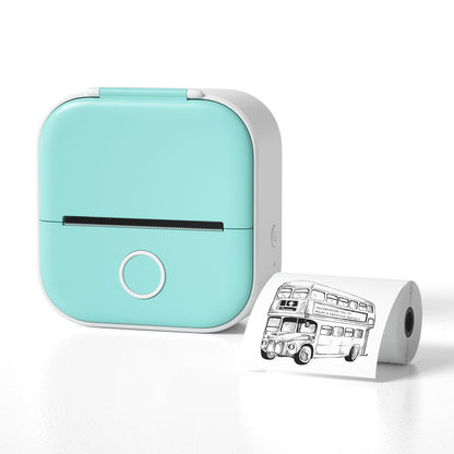Portable Mini Thermal Label Printer Bluetooth-Compatible Inkless Photo Printer