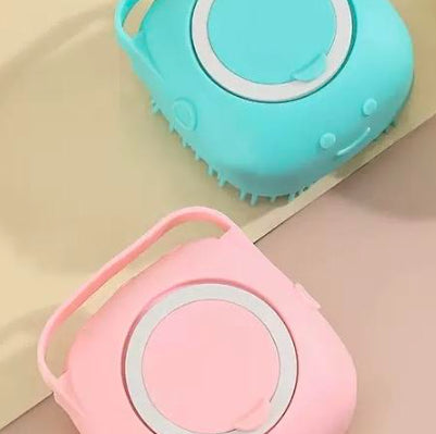Silicone Dog Bath Massage Gloves Shampoo Brush Grooming Tool