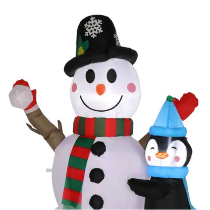 6FT Inflatable Snowman Garden Decoration