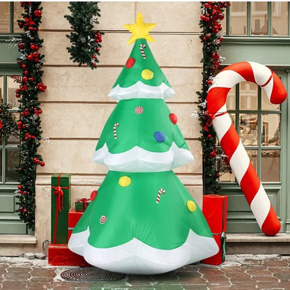 6.9 FT Inflatable Christmas Tree With LED Lights