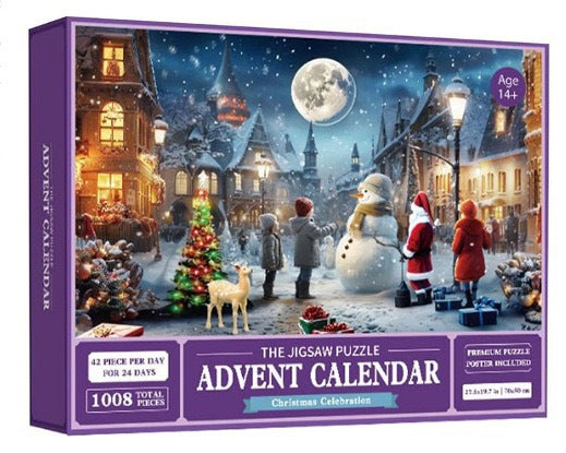 24-Box Christmas Advent Calendar Puzzle | Holiday Countdown Fun