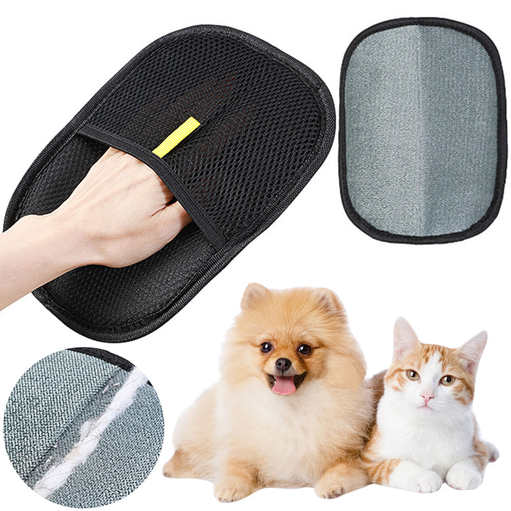 Pet Hair Remover Mitt Deshedding Glove for Dogs, Cats & Rabbits