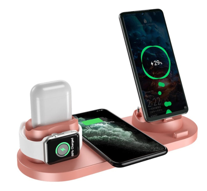6-in-1 Wireless Charging Station – Fast Charger Dock for iPhone