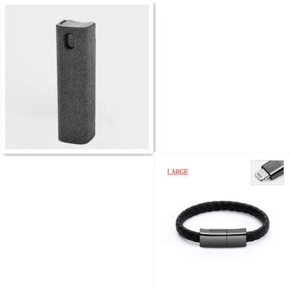 2-in-1 Phone & Computer Screen Cleaner Kit with Microfiber Cloth