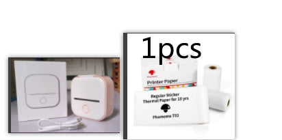 Portable Mini Thermal Label Printer Bluetooth-Compatible Inkless Photo Printer