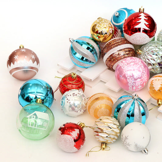 Christmas Tree Balls – 6cm Bright Decorative Ornaments (24-Pack)