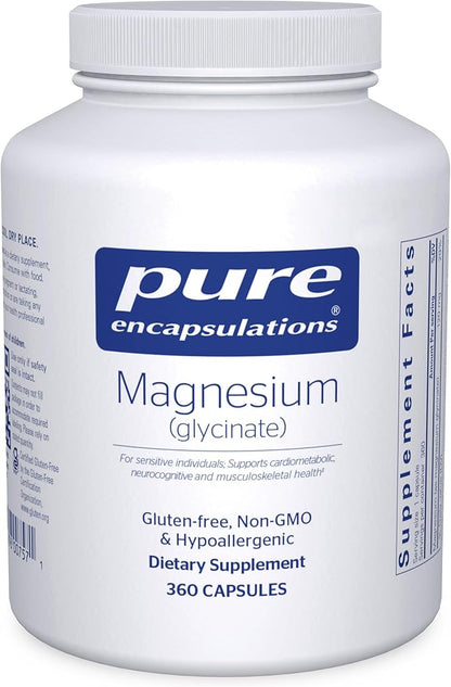 Pure Encapsulation Magnesium Glycinate Supplement