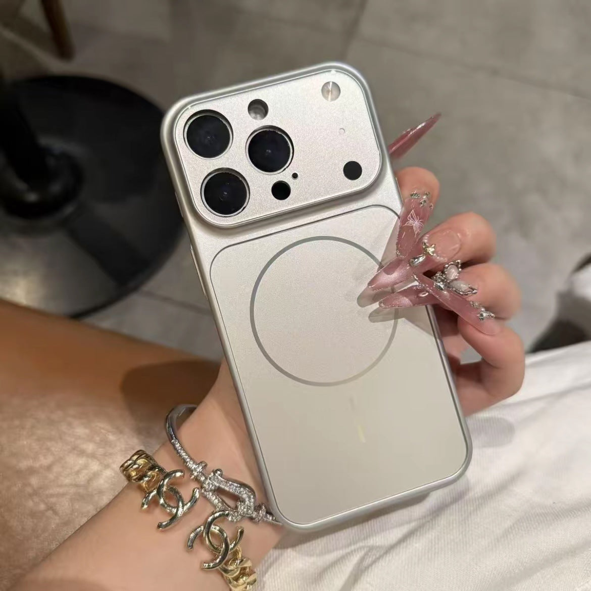 MagSafe Magnetic Phone Case Frosted Glass Armor for iPhone Pro Max