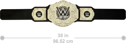 Championship Title, World Heavyweight Championship Role-Play & Costume Piece, Leather-Like Belt 3+ Feet with One-Time Adjustment
