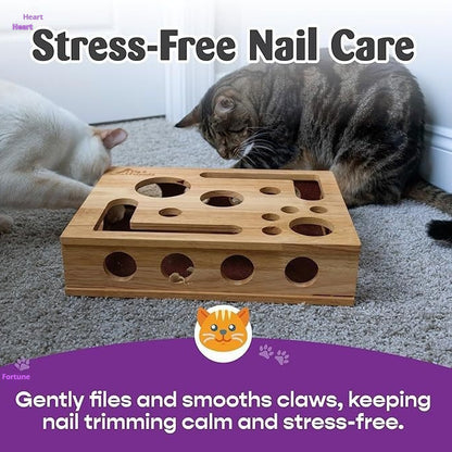 Solid Wood Maze Cat Toy Square Cat Self-hi