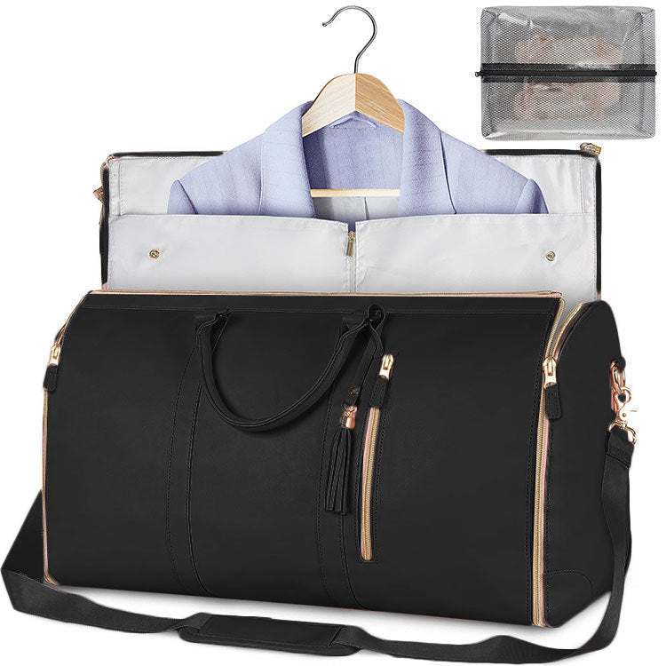 Large Capacity Travel Duffle Bag – Women’s Handbag & Folding Suit Bag