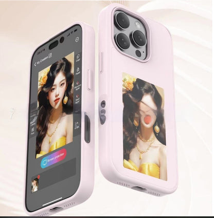 E-Ink Screen Phone Case Personalized Projection Battery-Free Cover