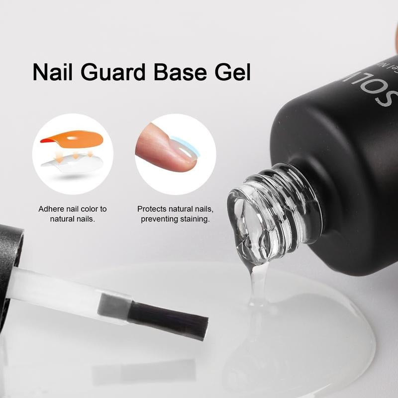 Rock Sugar No Wipe Top Coat Base Coat Hald Gel Blooming Foundation Nail Polish Soak off UV LED Nail Gel