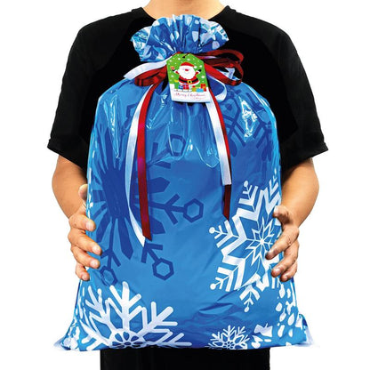 38PC Christmas Gift Bags with Tags & Ribbon Ties, Assorted Sizes for Xmas Holiday Present Wrapping & Festival Party Supplies-Small/Medium/Large