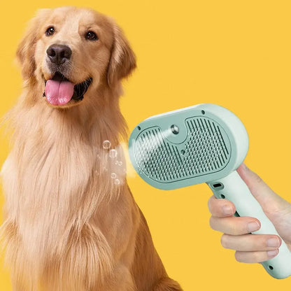 Pet Spray Hair Comb Water Mist Grooming Brush for Cats & Dogs