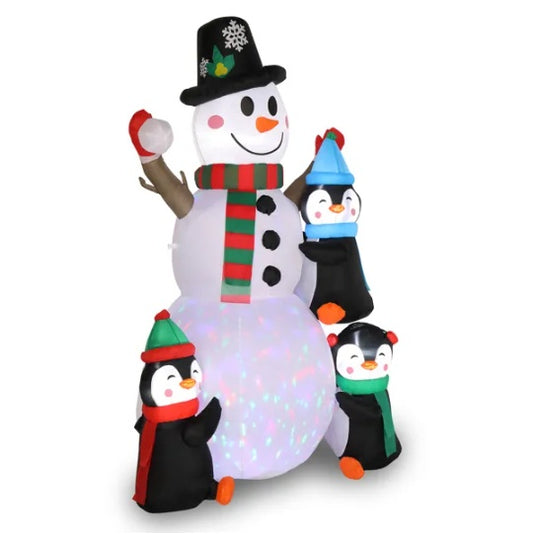 6FT Inflatable Snowman Garden Decoration