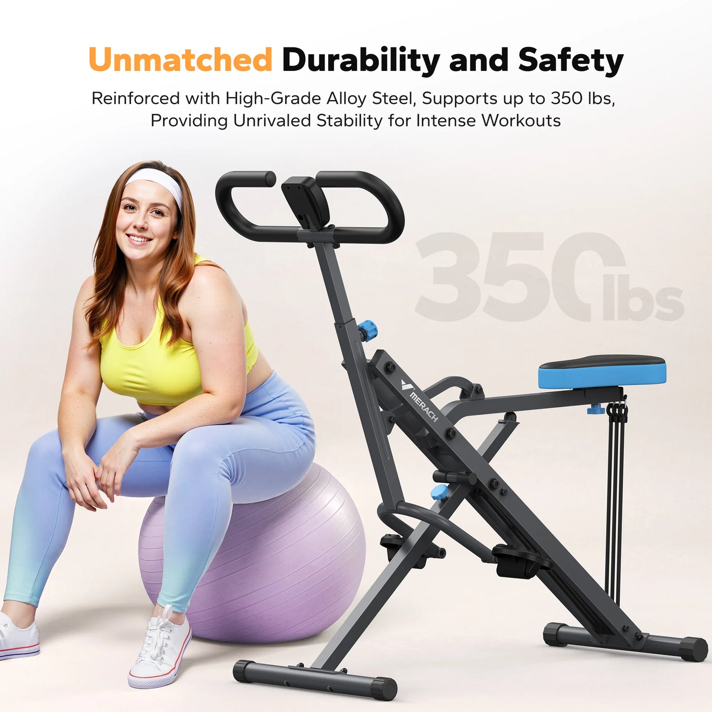 Squat Machine 2In1 Squat Rowing Machine Easy Setup Foldable Exercise Equipment Glute Trainer Machine Glutes Leg Home Fit