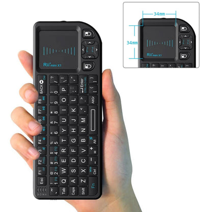 Rii X1 Mini Wireless Keyboard with Touchpad for TV Box & PC