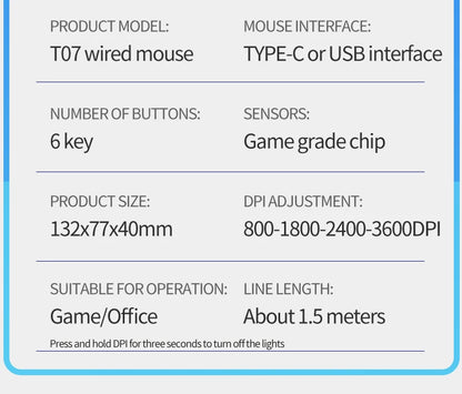 APAYADO K61 60% Mini Gaming Keyboard RGB Wired 61-Key
