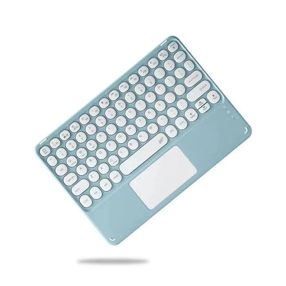 Spanish/English 10-Inch Bluetooth Keyboard for iPad, Tablet & Laptop