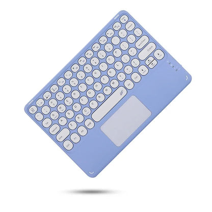 Spanish/English 10-Inch Bluetooth Keyboard for iPad, Tablet & Laptop