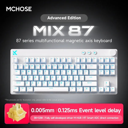 MCHOSE MIX87 Magnetic Axis 87-Key Hot Swap Wired Gaming Keyboard