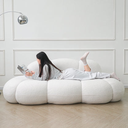 Sdorens Modern Cloud Shaped Upholstered Leisure Sofa