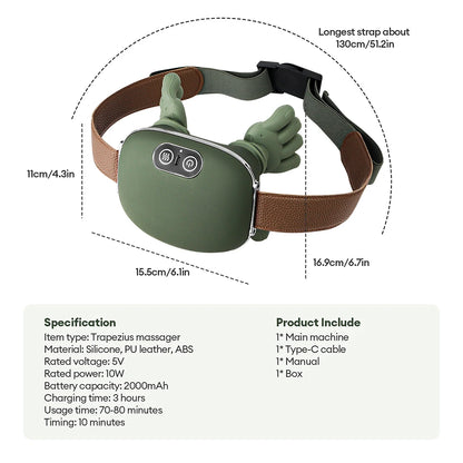 Bionic Finger Wireless Neck & Shoulder Kneading Massager