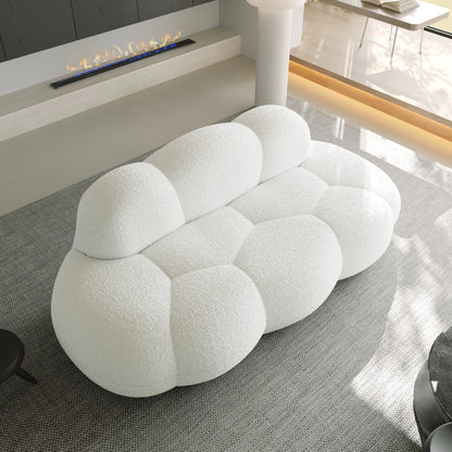 Sdorens Modern Cloud Shaped Upholstered Leisure Sofa