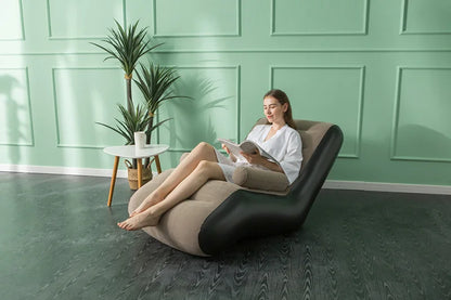 Inflatable Lazy Sofa Air Sleeping Bed Portable Leisure Couch