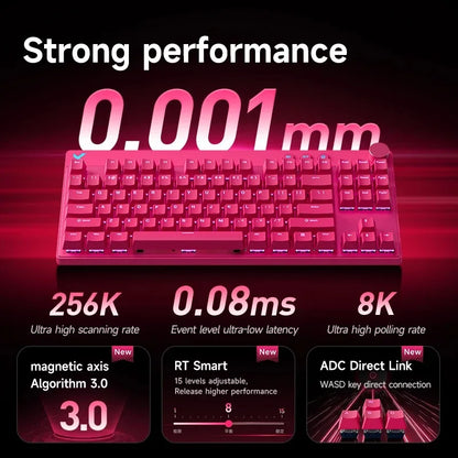 MCHOSE MIX87 Magnetic Axis 87-Key Hot Swap Wired Gaming Keyboard