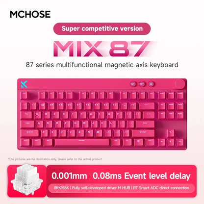 MCHOSE MIX87 Magnetic Axis 87-Key Hot Swap Wired Gaming Keyboard