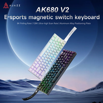 AJAZZ AK680 V2/Max 60% Magnetic Switch Mechanical Gaming Keyboard