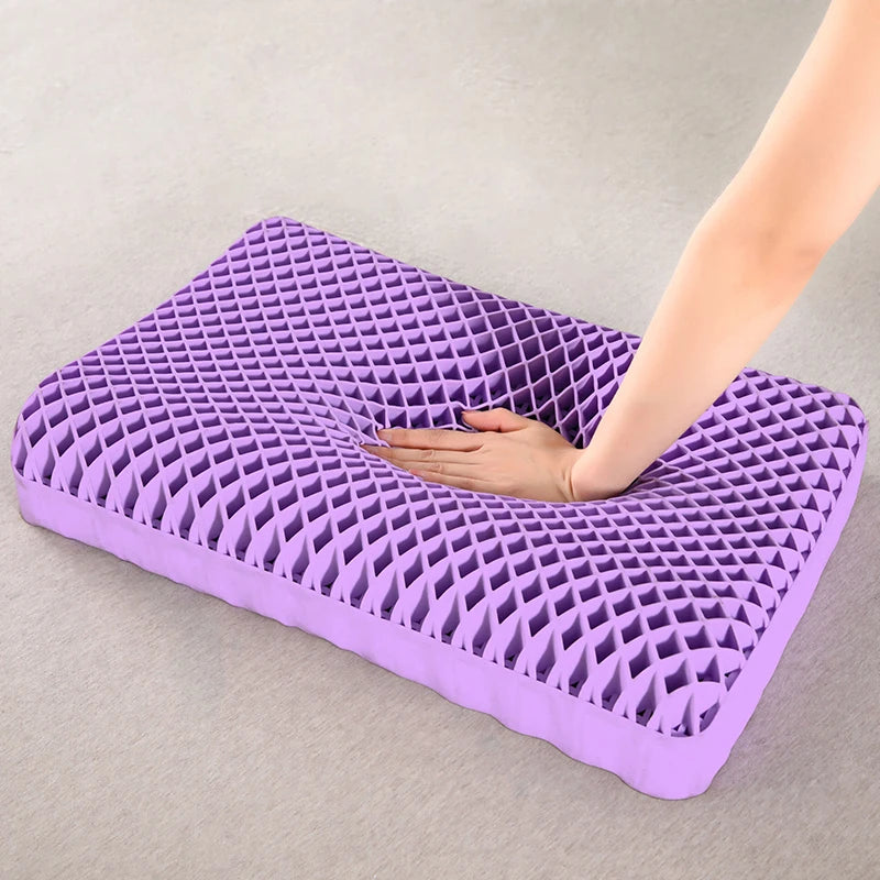 Breathable TPE Cervical Neck Support Pillow Washable Zero Pressure