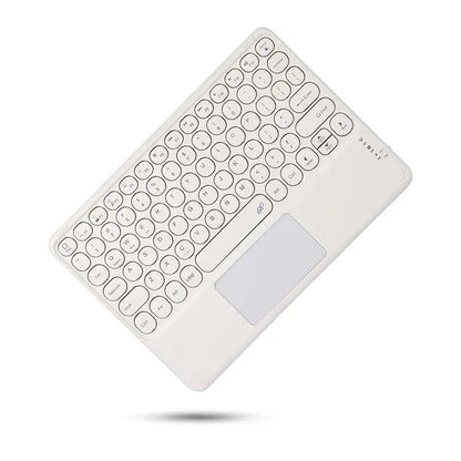 Spanish/English 10-Inch Bluetooth Keyboard for iPad, Tablet & Laptop