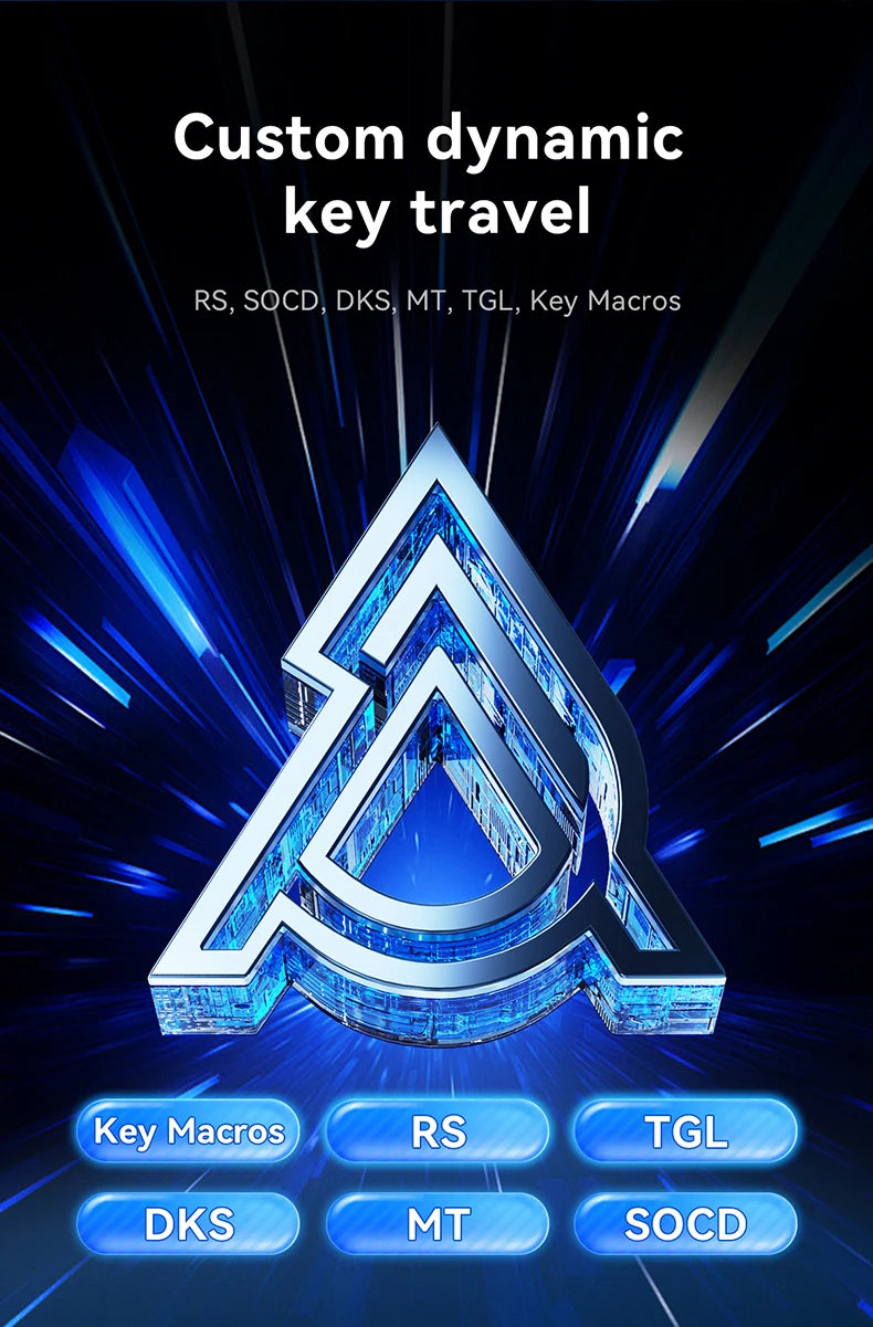 AJAZZ AK680 V2/Max 60% Magnetic Switch Mechanical Gaming Keyboard